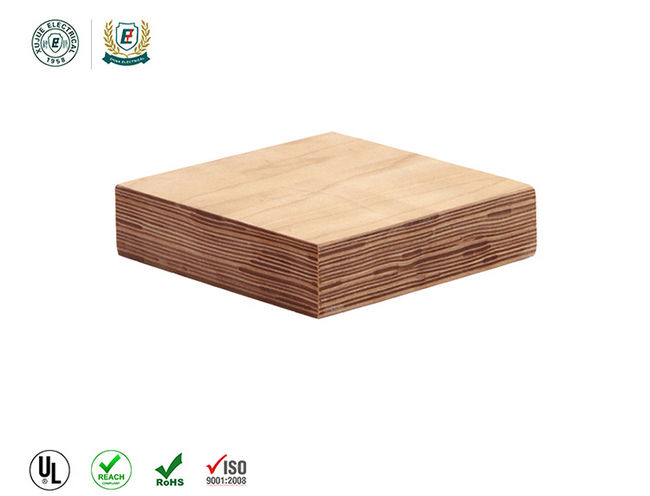 Laminated wood for transformers