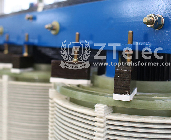 H-class dry phase shifting rectifier transformer